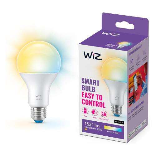 WiZ Smart Wi-Fi & BLE LED Bulb A67 E27 100W 927-5000K Tunable White – 1 Pack