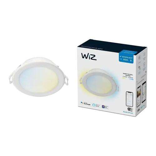 WiZ Smart Wi-Fi & BLE Round Downlight 6" 17W 827-6500K Tunable White – 12 Pack
