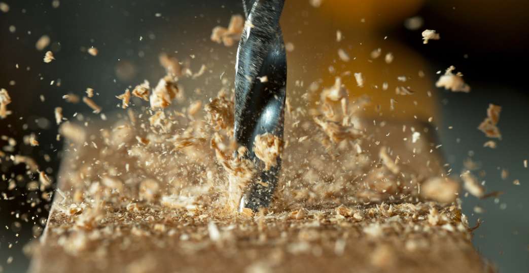 Drilling into Wood