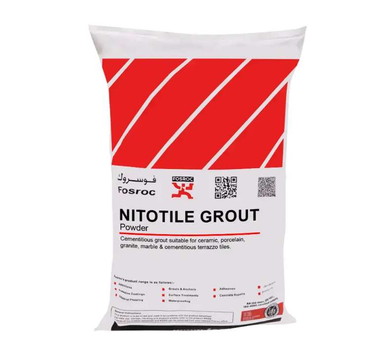 Fosroc Nitotile Grout ,Black 20KG