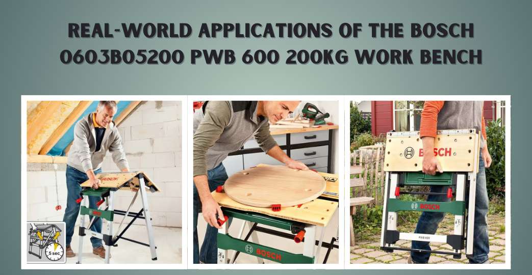 Real-World Applications of the Bosch 0603B05200 PWB 600 200Kg Work Bench