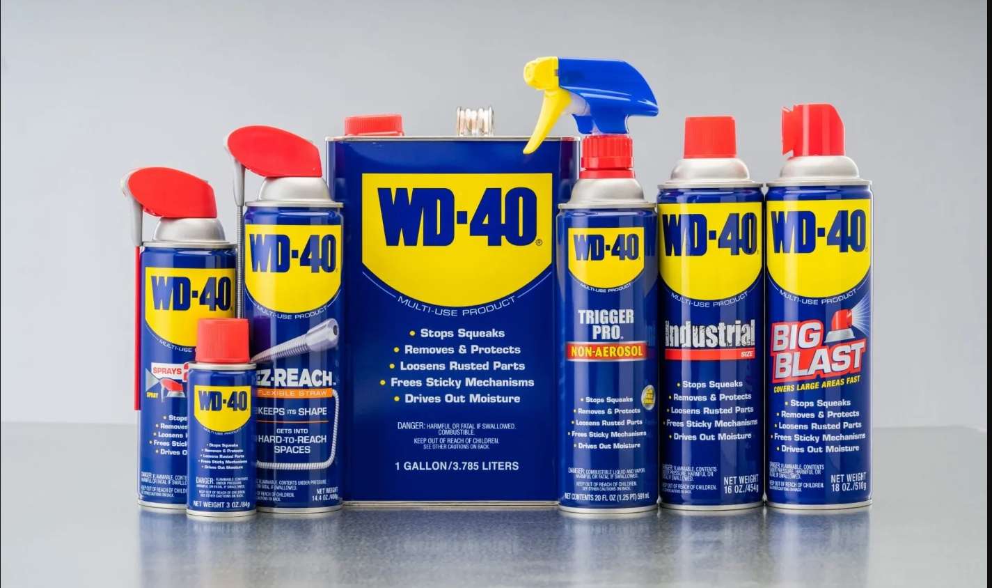 using wd 40 for removing masking tape residue 