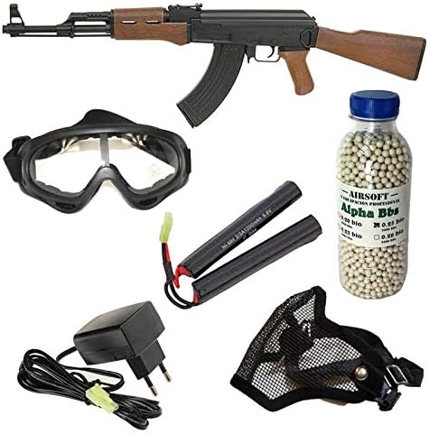 Pack iniciación Fusil Airsoft AK47 Cyma