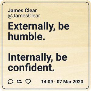 Tweet de James Clear