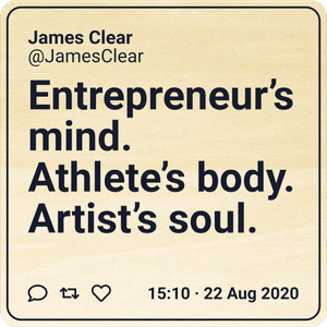 Tweet de James Clear