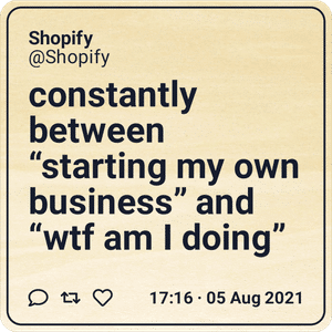 Tweet de Shopify