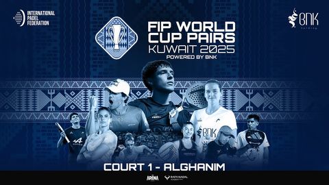 FIP World Cup Pairs: Court 1 - Alghanim (🇪🇸)