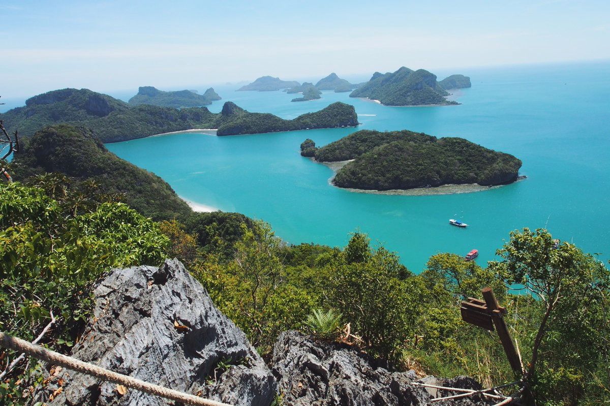 Some of the best tourist attraction of Ang Thong National Marine Park.