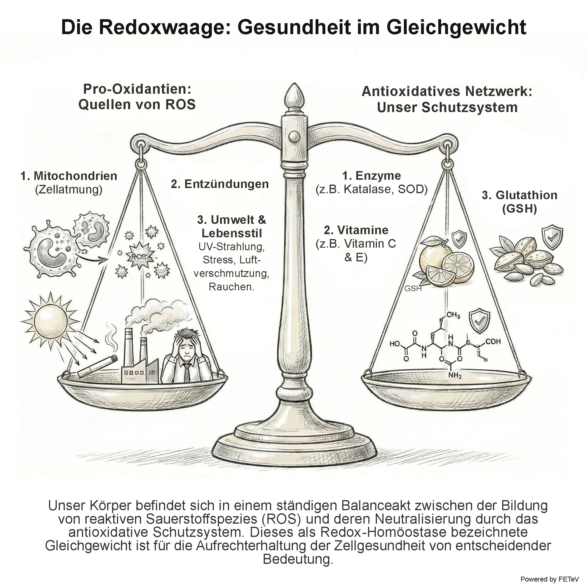 Oxidativer Stress – Der schmale Grat zwischen Signal und Schaden