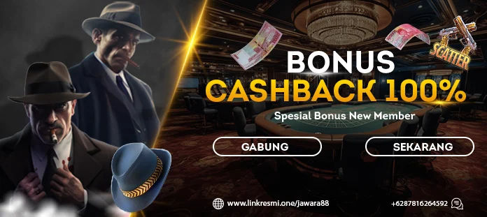 Promo Bonus Cashback New Member 100%