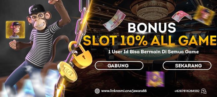 Bonus Harian 10% All Slot Game