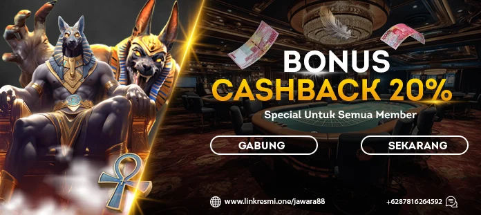 Promo Bonus Cashback All Member 20%