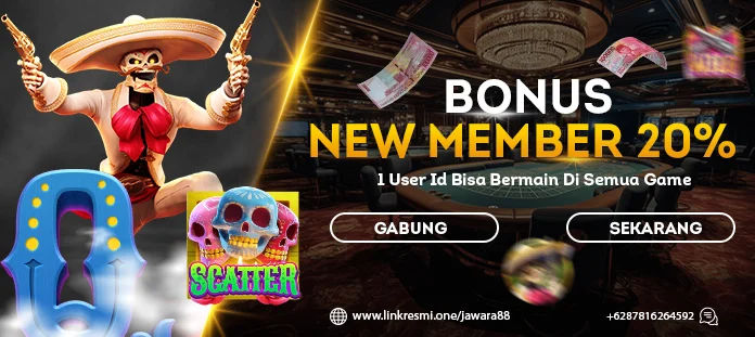 Bonus New Member 20%