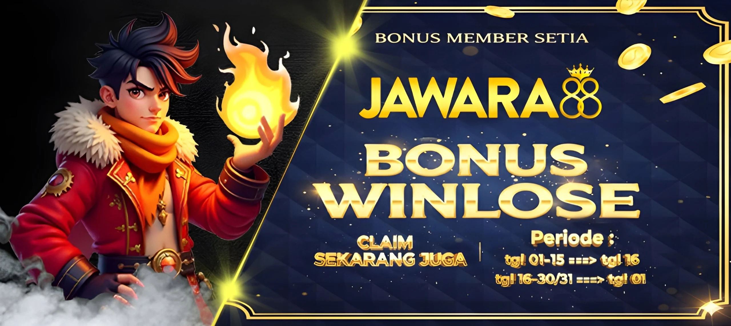 Bonus Winlose JAWARA88