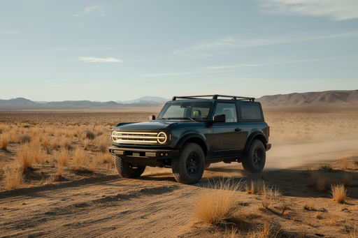 Desert car photoshoot