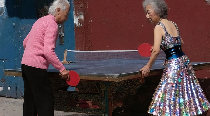Chinatown Grandmoms x Sandy Liang