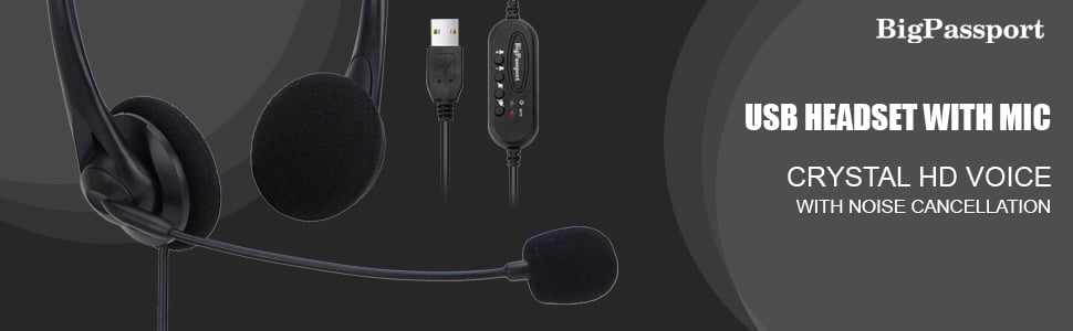 noise cancellation headphones with mic