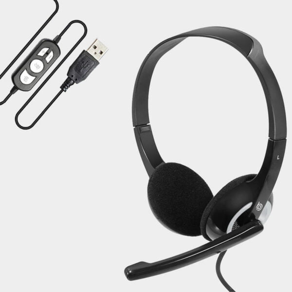 Bigpassport usb headphones with mic online 10 discount