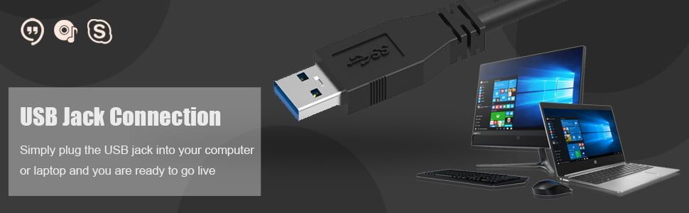 headphones mic usb