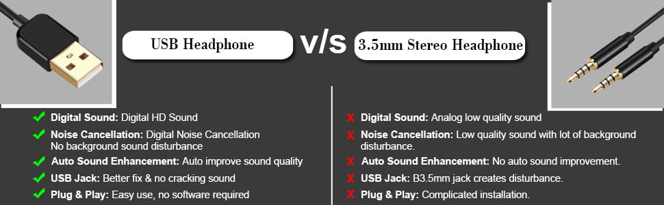 usb headphone with mic