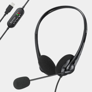 noise cancellation headphones with mic