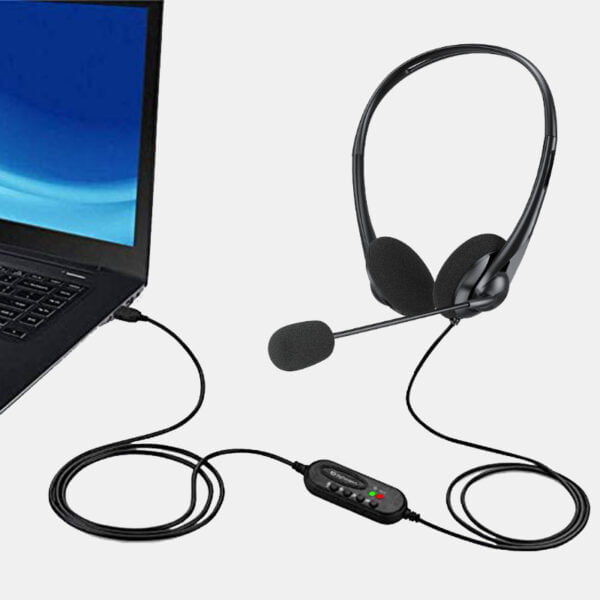 noise cancellation headphones with mic