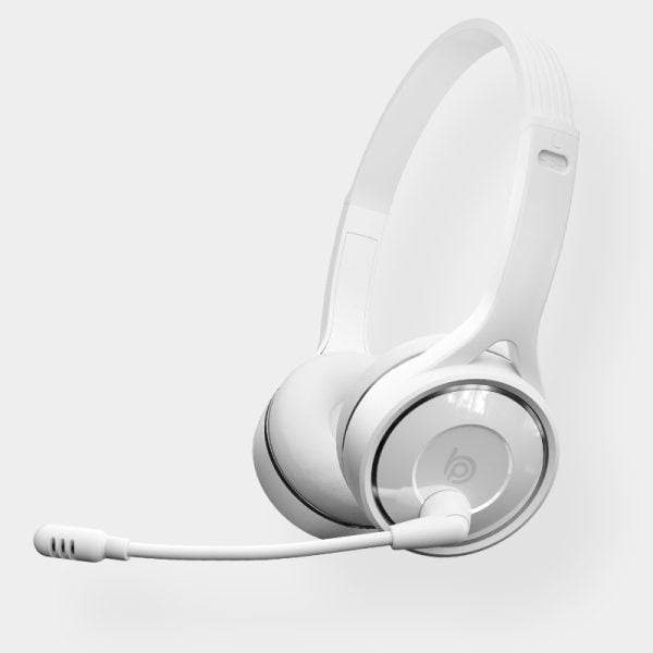 BigPassport Bluetooth Wireless Headphone with Mic (Model ProAir BP30 White) HSN 85183000