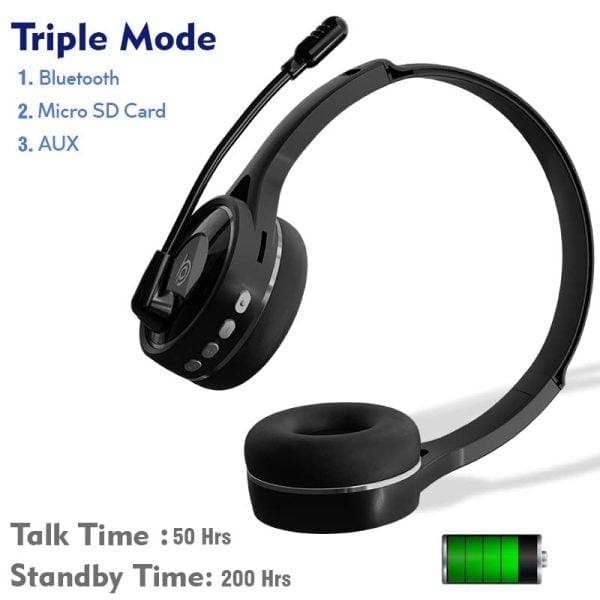 BigPassport Bluetooth Wireless Headphone with Mic (Model ProAir BP30