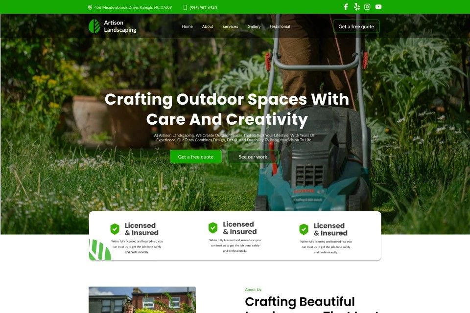 Team collaborating on a project