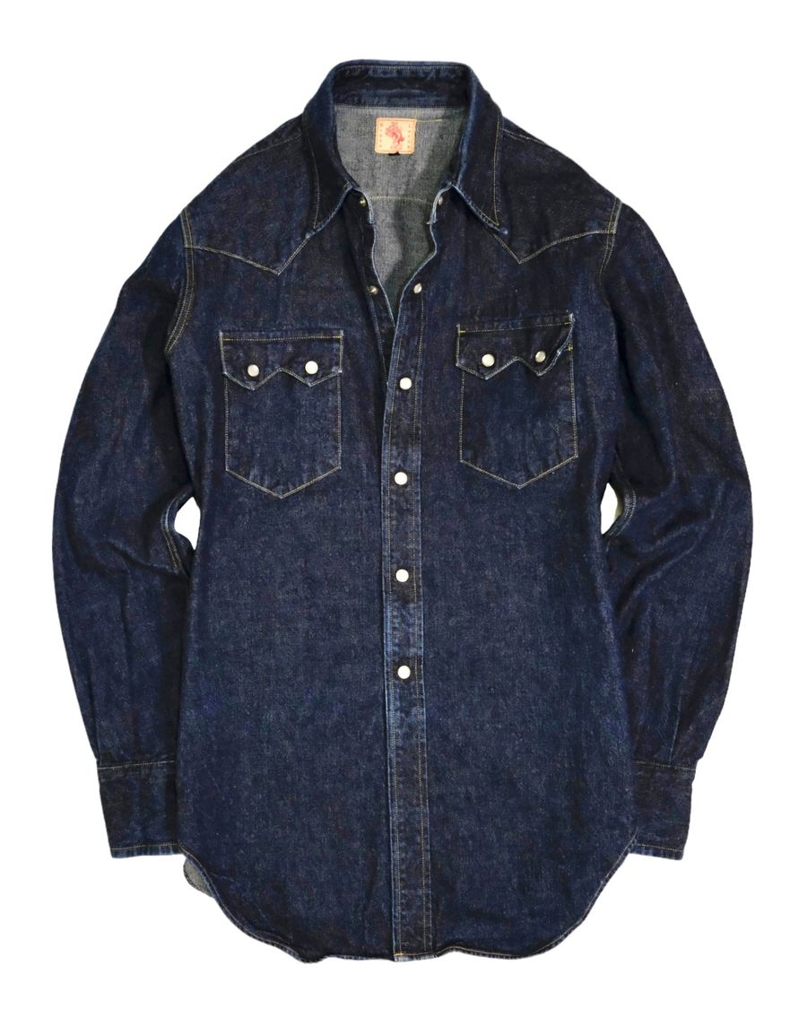 Vangelis | Bryceland's - Denim Sawtooth Westerner Shirt 40 Vangelis | Bryceland's - Denim Sawtooth Westerner Shirt 40