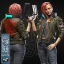 Female V - Cyberpunk 2077 - foto 2