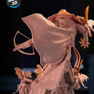 Van Helsing Monster Hunter Gabriel Filme Figura Resina 28cm - galeria 3