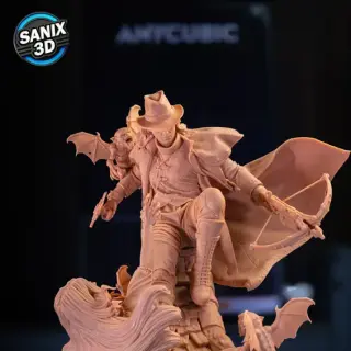 Van Helsing Monster Hunter Gabriel Filme Figura Resina 28cm - galeria 5