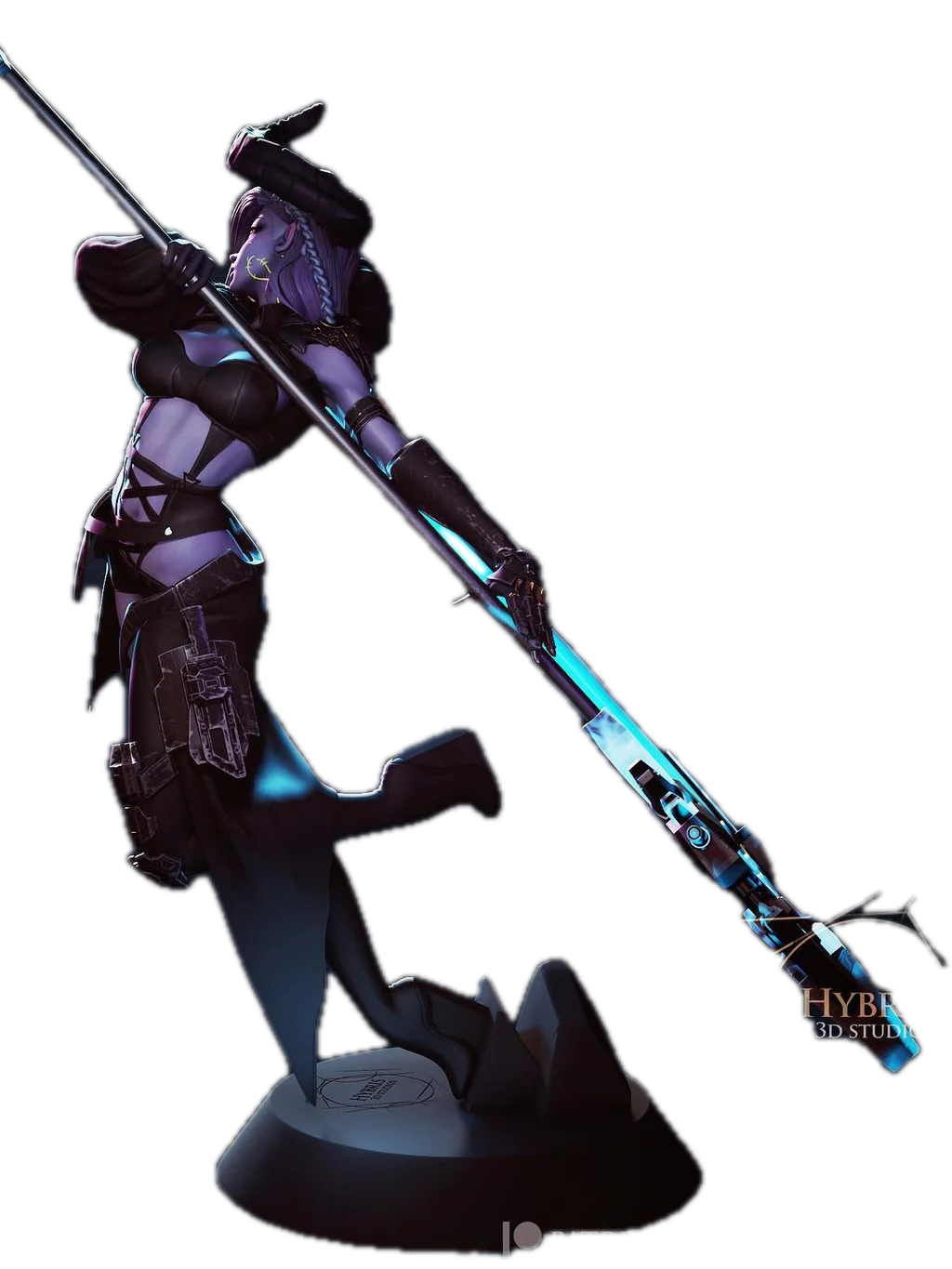 Figura d&d death gotic em resina 3D - Fidel Figures