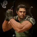 chris redfield resident evil action - foto 1