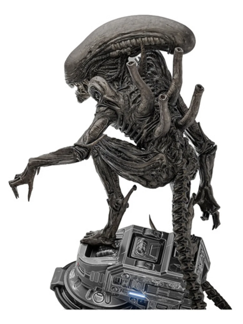 Figura alien xenomorfo atacando alien estatueta em resina 3D - Fidel Figures