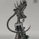 alien xenomorfo atacando alien estatueta - foto 5