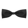 Tiekart men black plain solids knotted bow tie Tiekart men black plain solids knotted bow tie