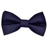 Tiekart men blue plain solids linen+cotton knotted double bow tie Tiekart men blue plain solids linen+cotton knotted double bow tie