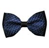 Tiekart men blue polka dot knotted double bow tie Tiekart men blue polka dot knotted double bow tie