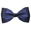 Tiekart men blue knotted double bow tie Tiekart men blue knotted double bow tie