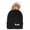 Black Warm baby cap for winters - Just so cute