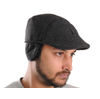 Dark Grey Patterned Golf Cap With Ear Flaps for Wind & Cold Protection for Men Dark Grey Patterned Golf Cap With Ear Flaps for Wind & Cold Protection for Men