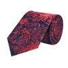 Men Tie -Blue &  Red floral Micro Fiber Necktie for Men
