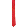 Men Tie - Red floral/paisley Micro Fiber Necktie for Men