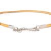 Tiekart women yellow stone overlaid belt Tiekart women yellow stone overlaid belt