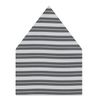 Tiekart cool combos monochrome striped tie+pocketsquare+cufflink Tiekart cool combos monochrome striped tie+pocketsquare+cufflink