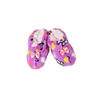 Funky Purple Flannel Booties Footwear for Baby Boys and Baby Girls