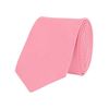 Tiekart men pink plain solids skinny slim tie Tiekart men pink plain solids skinny slim tie