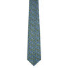 Tiekart men blue ethnic silk tie Tiekart men blue ethnic silk tie